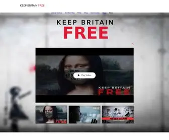 Keepbritainfree.com(Keep Britain Free) Screenshot