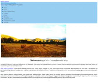 Keepcockecobeautiful.org(Keepcockecobeautiful) Screenshot