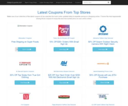 Keepcoupons.com(Enjoy The Best Coupons & Deals) Screenshot