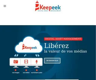 Keepeek.com(Logiciels de Digital Asset Management & photothèque) Screenshot