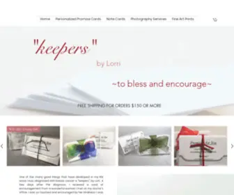 Keeperscards.com(Photography) Screenshot