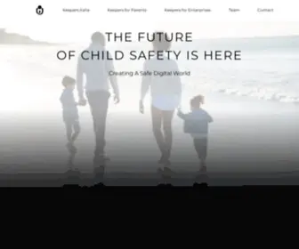 Keeperschildsafety.net(Keepers Child Safety) Screenshot