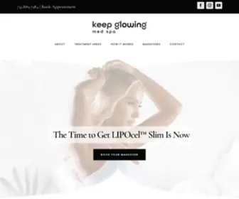 Keepglowingmd.com(Keep Glowing Medical Spa) Screenshot