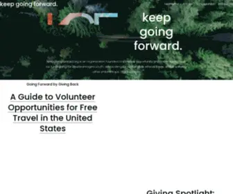 Keepgoingforward.org(Keep going forward) Screenshot