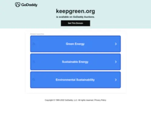 Keepgreen.org(Keep Montana Green) Screenshot