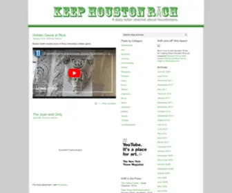 Keephoustonrich.com(Keep Houston Rich) Screenshot