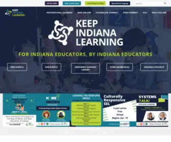 Keepindianalearning.org(Keep Indiana Learning) Screenshot