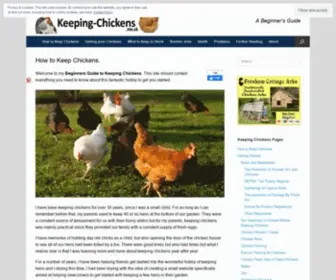 Keeping-Chickens.me.uk(Keeping Chickens) Screenshot