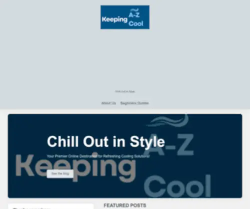 Keepingazcool.com Screenshot
