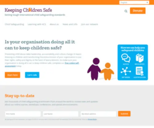 Keepingchildrensafe.global(Keeping Children Safe) Screenshot