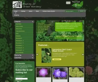 Keepingitgreennursery.com(Keeping It Green Nursery) Screenshot