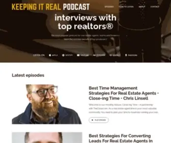 Keepingitrealpod.com(Interviews With Top 1% REALTORS) Screenshot