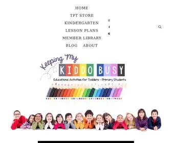 Keepingmykiddobusy.com(Keeping My Kiddo Busy) Screenshot