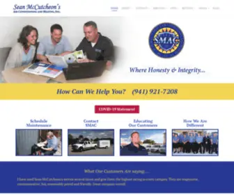 KeepingsrqCool.com(Sarasota's Premier AC repair and installation company) Screenshot