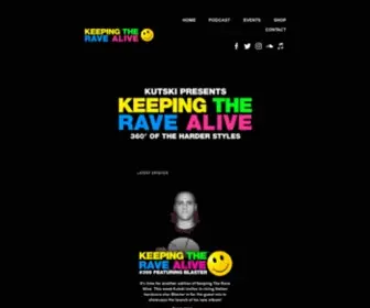 Keepingtheravealive.com(Keeping The Rave Alive) Screenshot