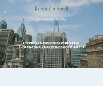 Keepinitsmall.com(Keepin' it Small) Screenshot