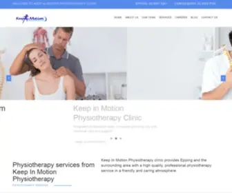 Keepinmotionphysio.com.au(Keep in Motion Physiotherapy Clinic) Screenshot