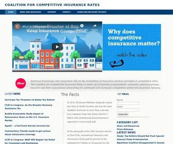 Keepinsurancecompetitive.com(Coalition for Competitive Insurance Rates) Screenshot