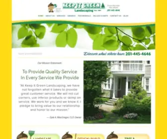 Keepitgreen.net(Lawn Mowing Service) Screenshot