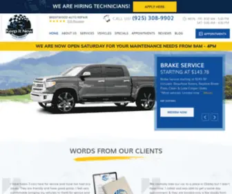 Keepitnewautoservice.com(Brentwood Auto Repair) Screenshot