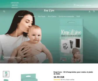 Keeplove.fr(Kit d'empreintes pour bébé) Screenshot