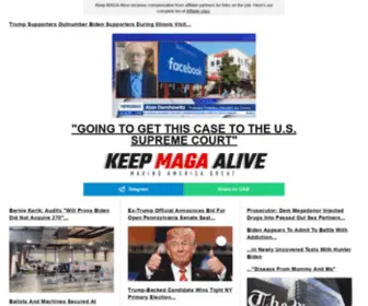 Keepmagaalive.com(Making America Great) Screenshot