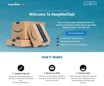 Keepmeclub.com(Free amazon codes) Screenshot