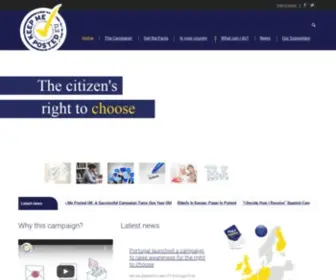 Keepmepostedeu.org(Keep Me Posted EU) Screenshot