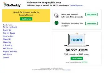 Keepmyfile.com(Keepmyfile) Screenshot