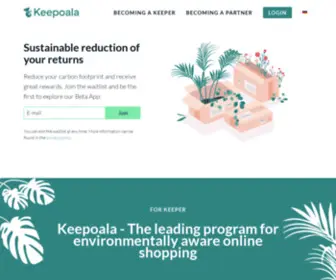 Keepoala.com(Retouren fuer E) Screenshot