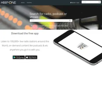 Keepone.net(KeepOne Radio) Screenshot