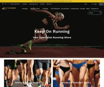 Keeponrunning.com.au(Running Spikes & Waffles) Screenshot