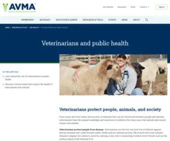 Keepourfoodsafe.org(Veterinarians and public health) Screenshot