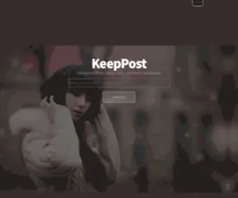 Keeppost.com(Instagram photo) Screenshot