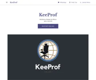 Keeprof.com(Mobiliario y Equipo para Oficina) Screenshot