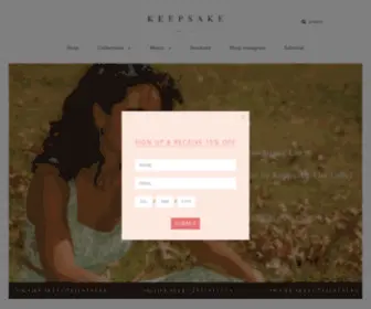 Keepsakethelabel.com.au(Australian Designer Fashion) Screenshot