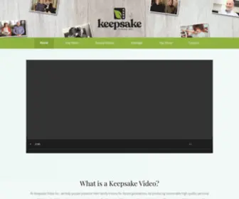 Keepsakevideoinc.com(Keepsake Video Inc) Screenshot