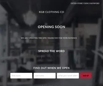 Keepsgettingbetter.co.uk(KGB Clothing Co) Screenshot