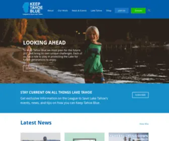 Keeptahoeblue.com(Keep Tahoe Blue) Screenshot