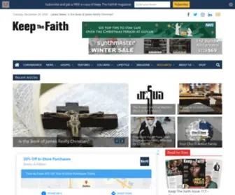 Keepthefaith.co.uk(Keep The Faith ® The UK's Black and multi) Screenshot