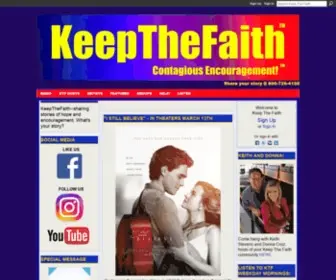 Keepthefaith.com(Keep The Faith) Screenshot