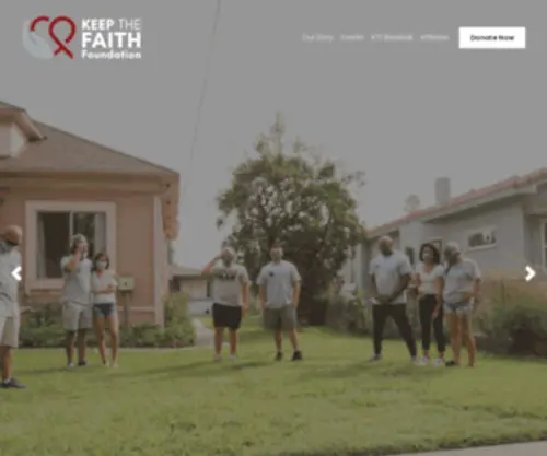 Keepthefaithfoundation.org(Keep The Faith) Screenshot