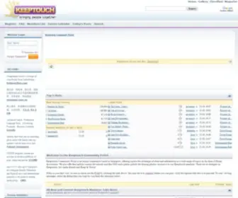 Keeptouch.net(Keeptouch Community Portal) Screenshot
