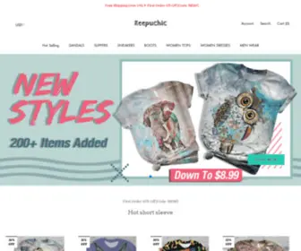 Keepuchic.com(Women's shoes) Screenshot