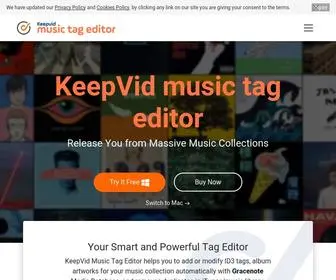 KeepVid.info(Add or Modify ID3 Tags Easily) Screenshot