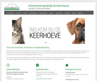 Keerhoeve.nl(Dierenartsenpraktijk de Keerhoeve) Screenshot