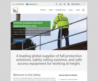 Keesafety.ca(Kee Safety) Screenshot