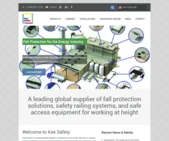 Keesafety.com(Kee Safety) Screenshot