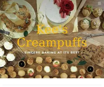 Keescreampuffs.com(Kee’s Creampuffs) Screenshot