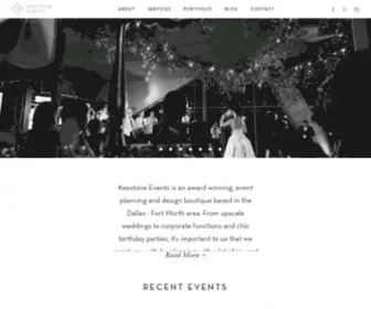 Keestoneevents.com(Keestone Events) Screenshot